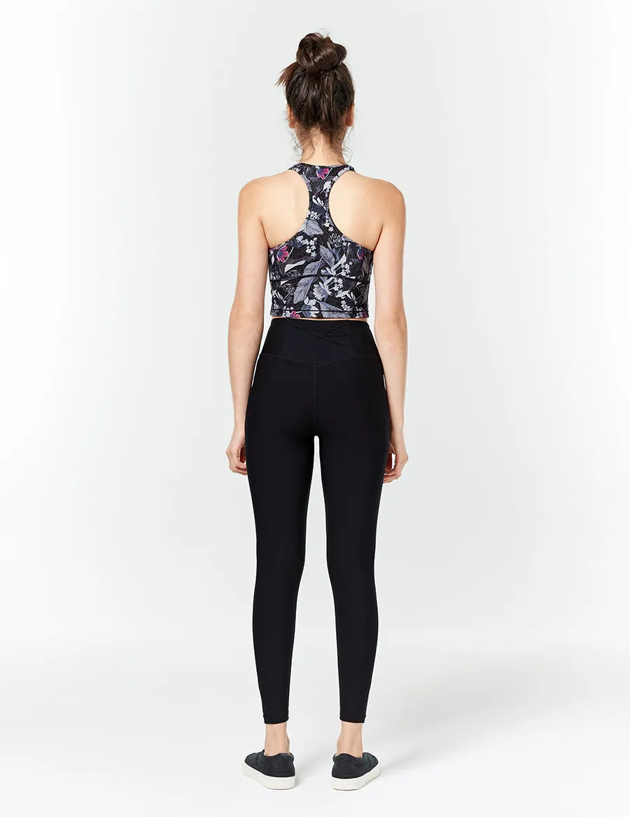 easyoga LA-VEDA All Round Cropped Tights - L1 Black
