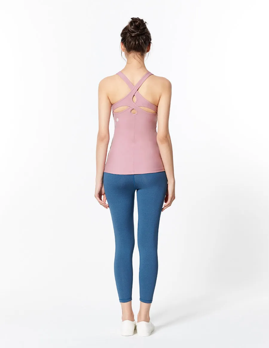 easyoga LA-VEDA Twiggy Core Cropped Tight - M5 M-Blue