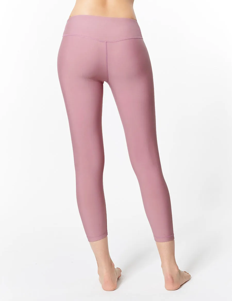 easyoga LA-VEDA Twiggy Core Cropped Tight - P14 Dusty Rose Purple