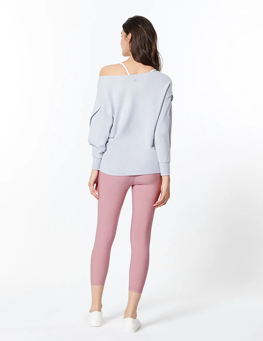 easyoga LA-VEDA Twiggy Core Cropped Tight - P14 Dusty Rose Purple