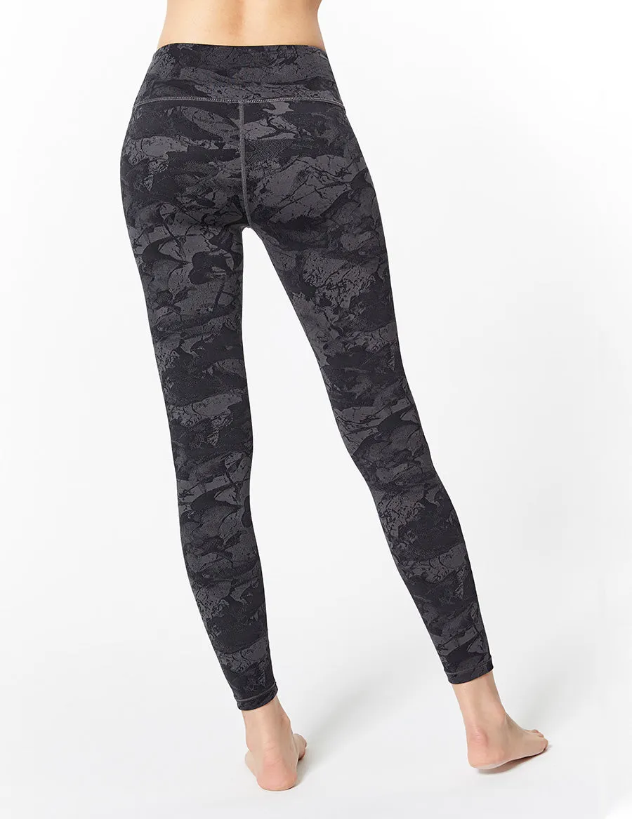 easyoga LA-VEDA Twiggy Core Tight3 - FB1 Splashink D-Gray