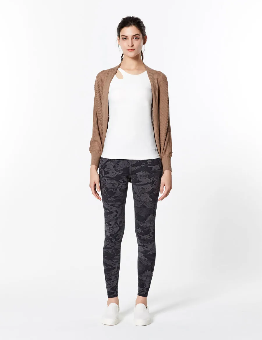 easyoga LA-VEDA Twiggy Core Tight3 - FB1 Splashink D-Gray
