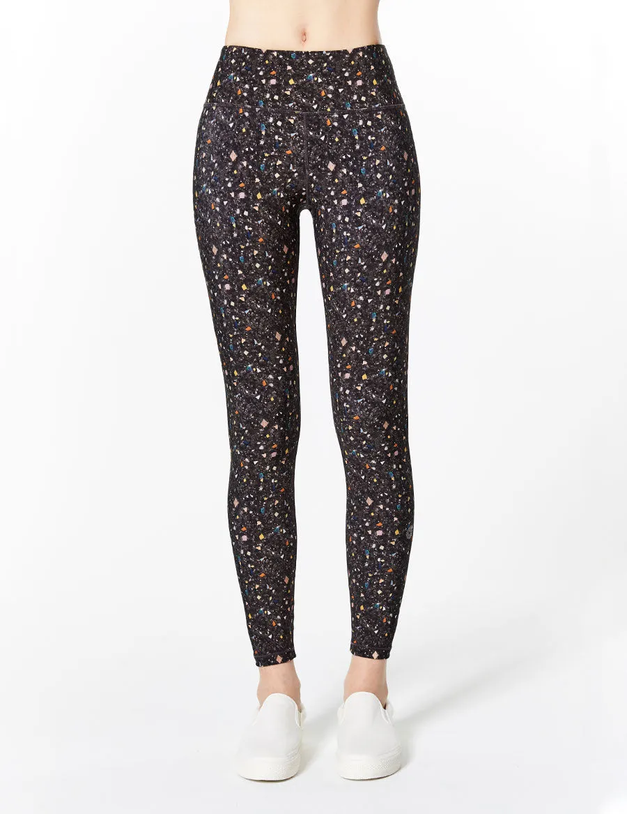 easyoga LA-VEDA Twiggy Core Tight3 - FB5 Geo-Marble