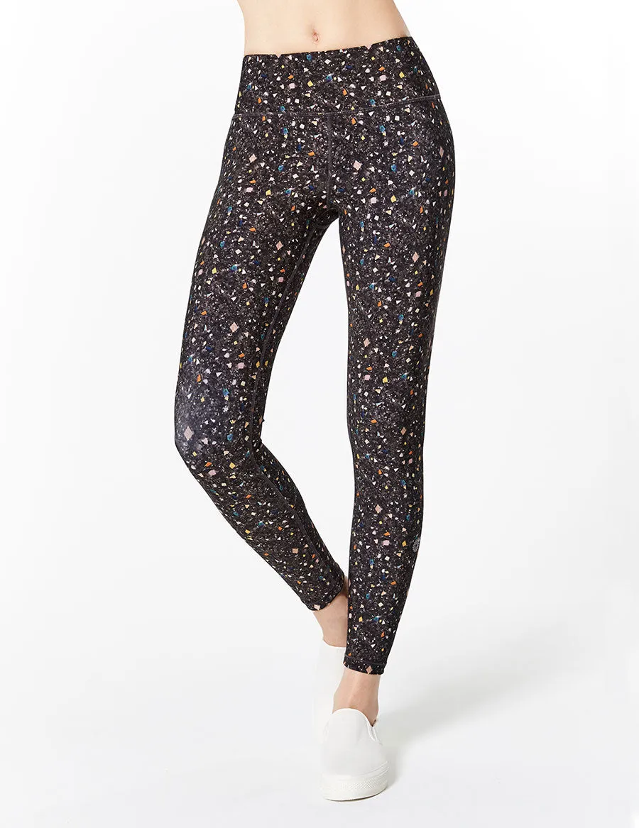 easyoga LA-VEDA Twiggy Core Tight3 - FB5 Geo-Marble