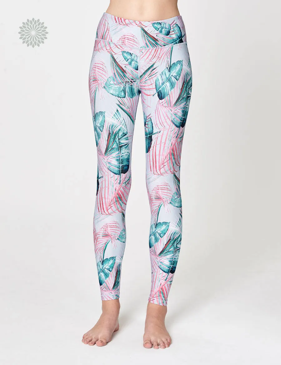 easyoga LA-VEDA Twiggy Core Tights2 - FA4 Windmill Palm