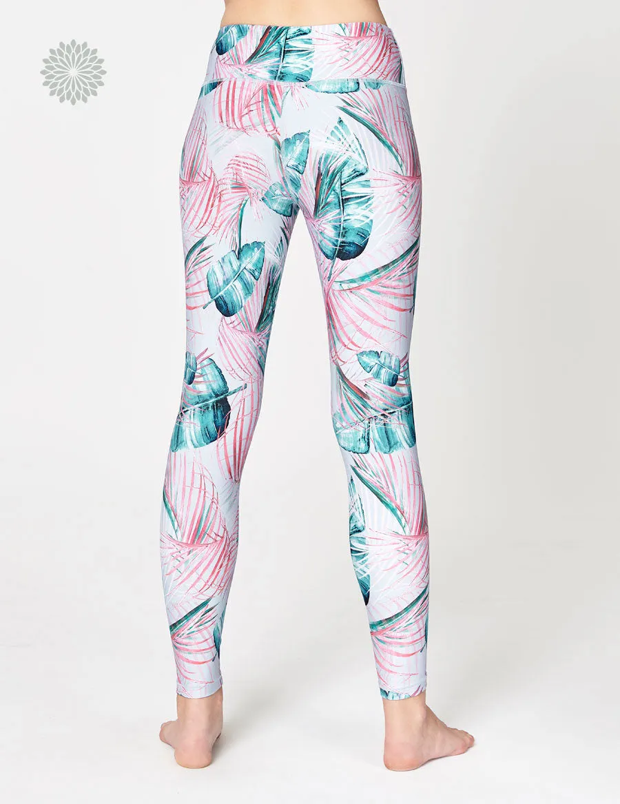 easyoga LA-VEDA Twiggy Core Tights2 - FA4 Windmill Palm