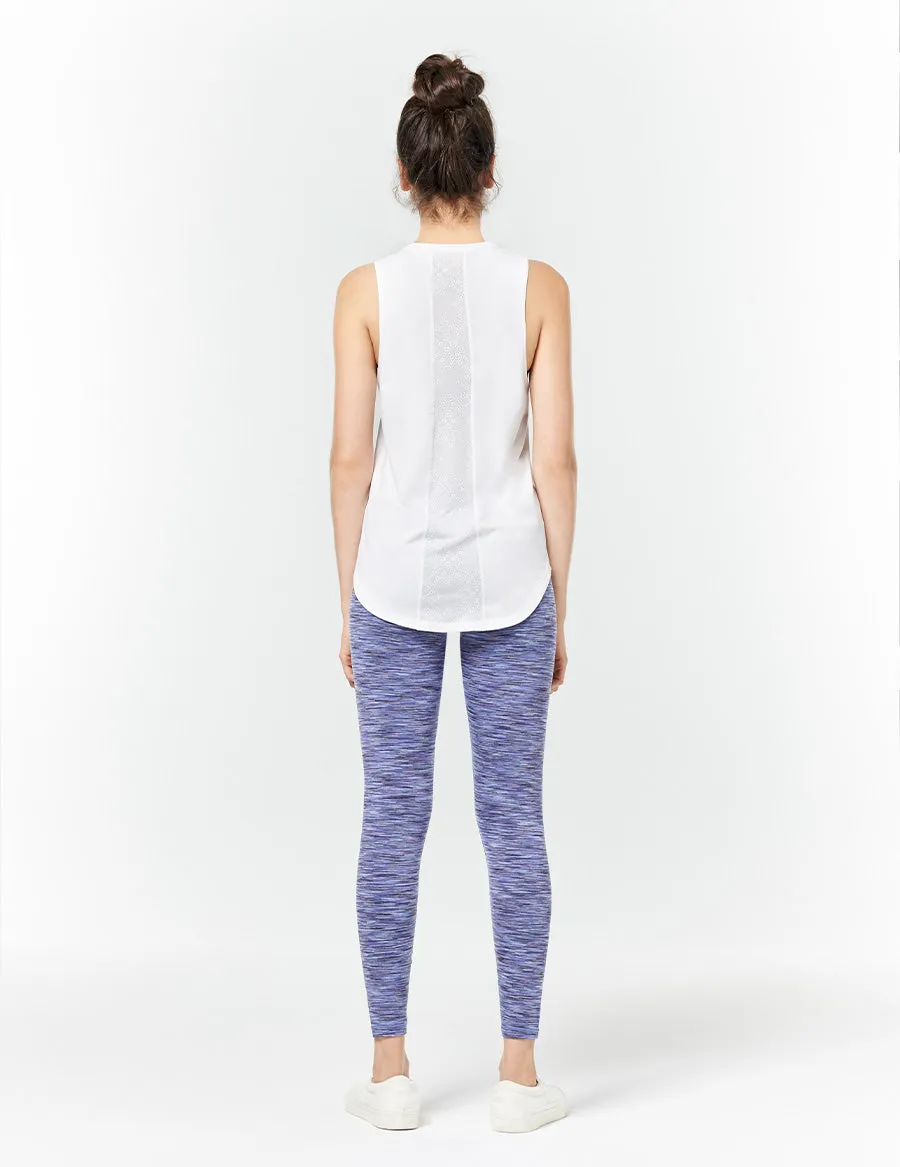easyoga LA-VEDA Twiggy Core Tights3 - D56 Dark/Light Blue Stripe