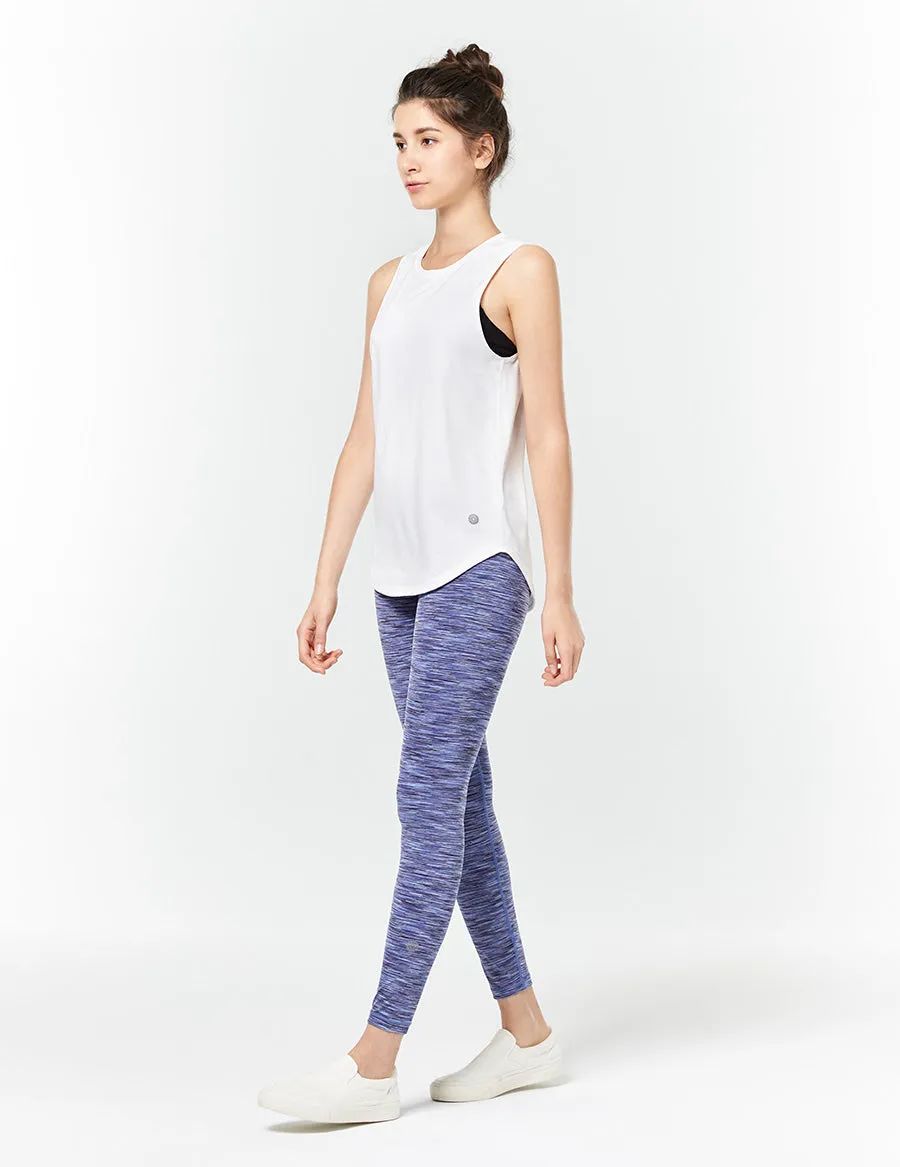 easyoga LA-VEDA Twiggy Core Tights3 - D56 Dark/Light Blue Stripe