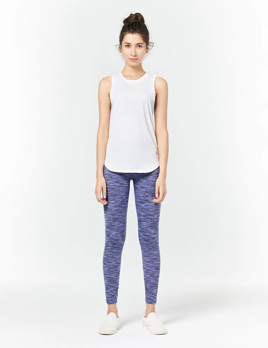 easyoga LA-VEDA Twiggy Core Tights3 - D56 Dark/Light Blue Stripe