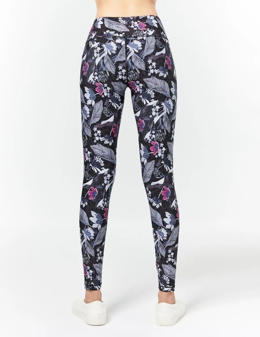 easyoga LA-VEDA Twiggy Core Tights3 - FD2 Africa Bouquet Black