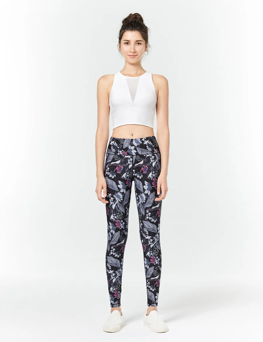 easyoga LA-VEDA Twiggy Core Tights3 - FD2 Africa Bouquet Black