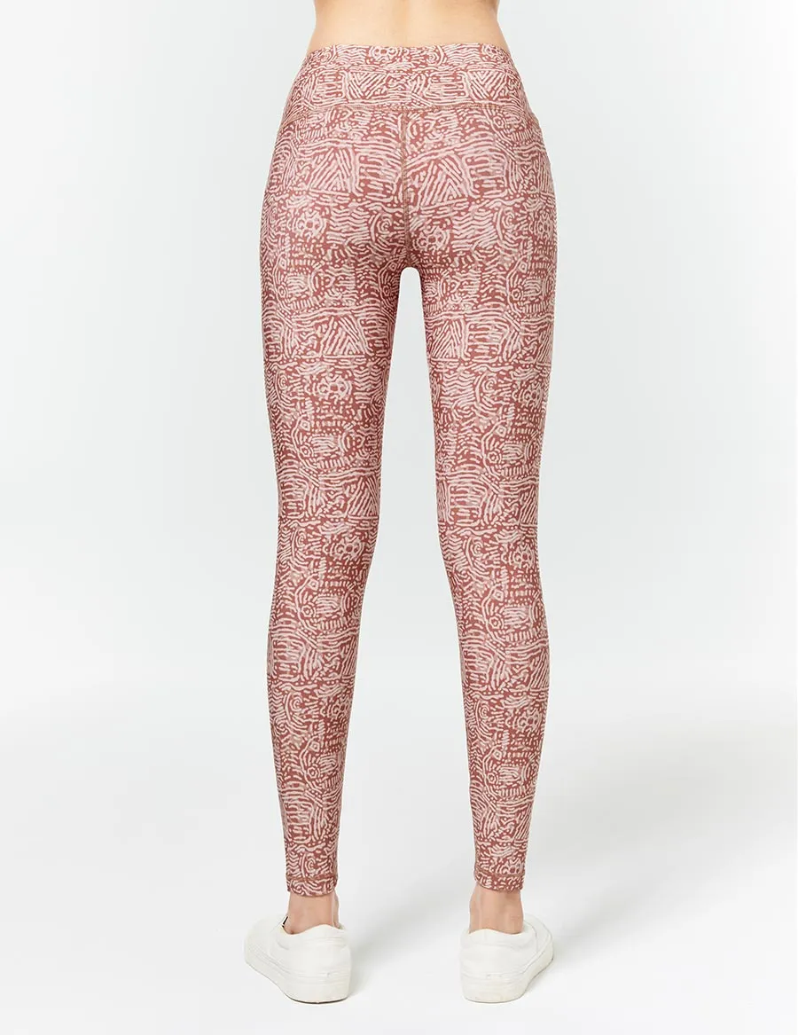 easyoga LA-VEDA Twiggy Core Tights3 - FD8 Tribe Brick Red