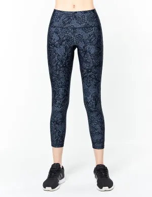 easyoga LESPIRO Clamber Cropped Tights - FC6 Blossom Grey