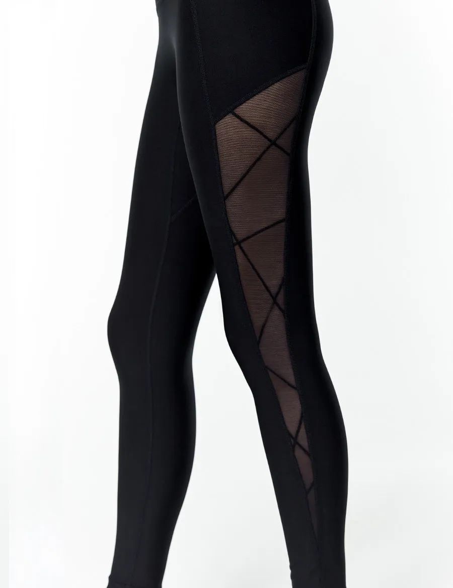 easyoga LESPIRO Jazz Gym Tights - L1 Black