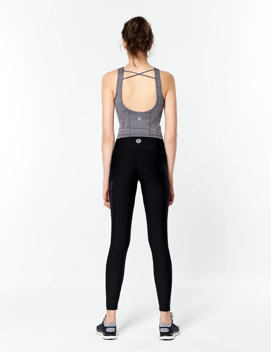 easyoga LESPIRO Jazz Gym Tights - L1 Black