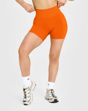 Effortless Seamless Shorts | Flame Orange