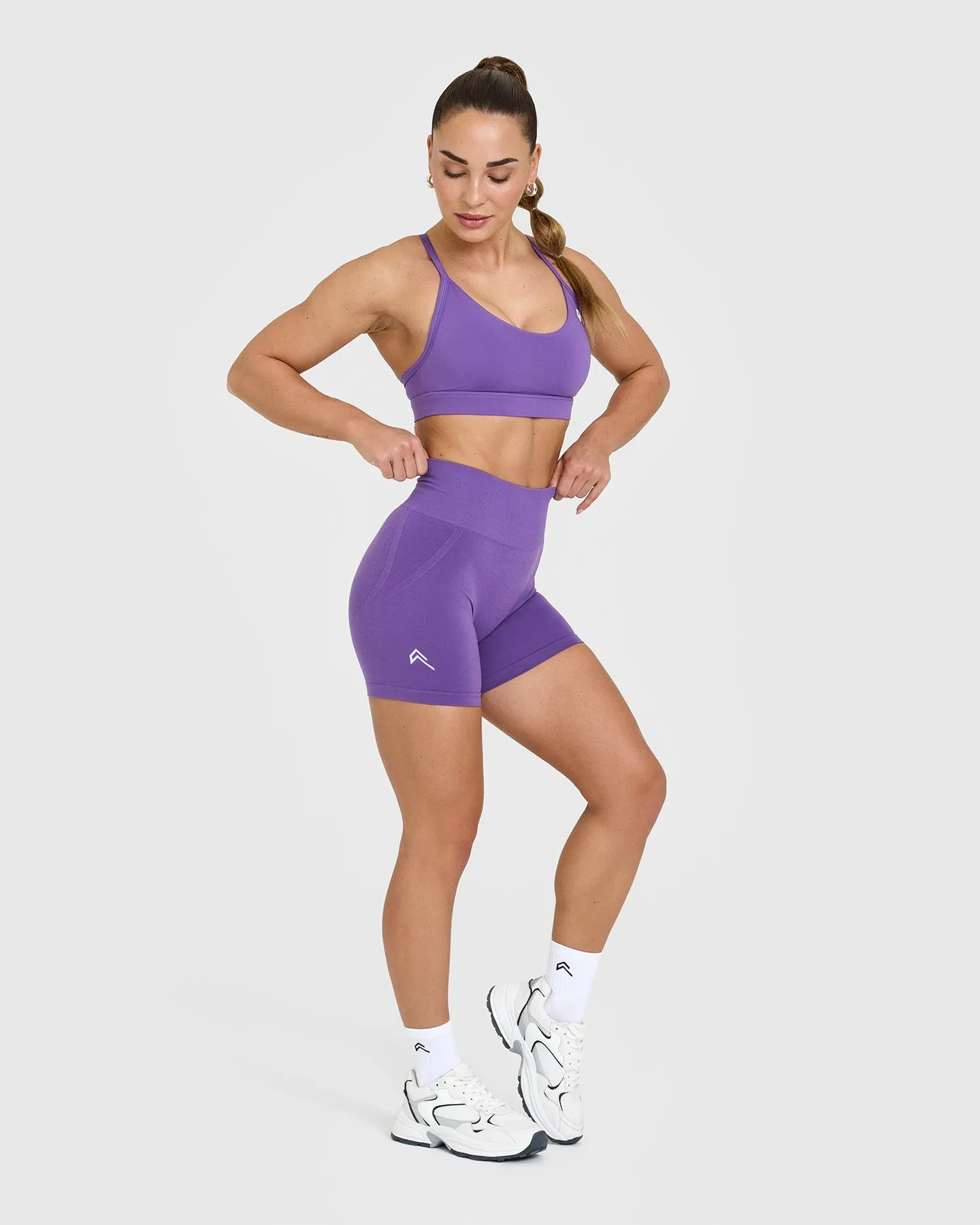 Effortless Seamless Shorts | Iris Purple