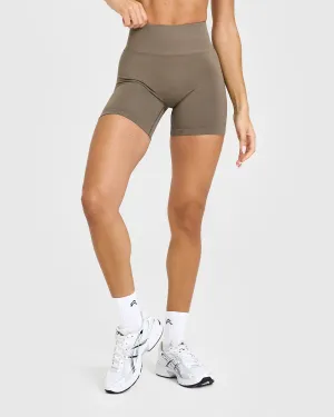 Effortless Seamless Shorts | Moss Brown