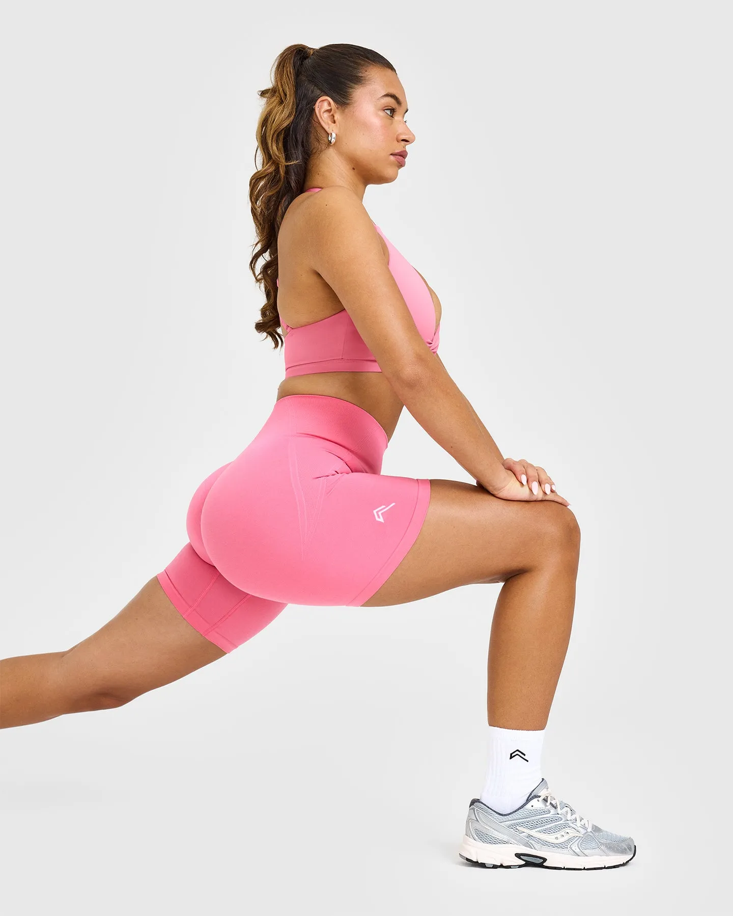 Effortless Seamless Shorts | Peony Pink