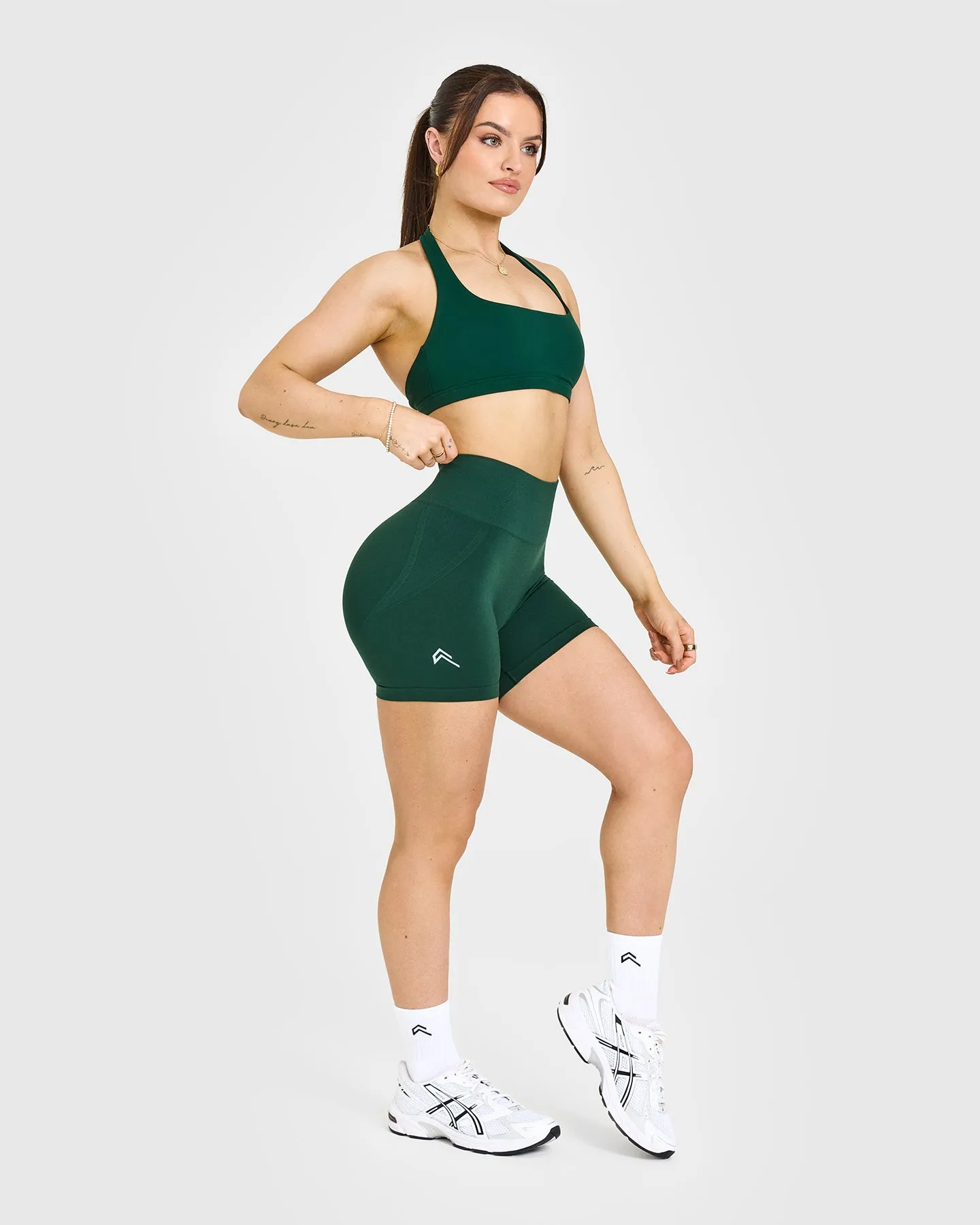 Effortless Seamless Shorts | Racing Green
