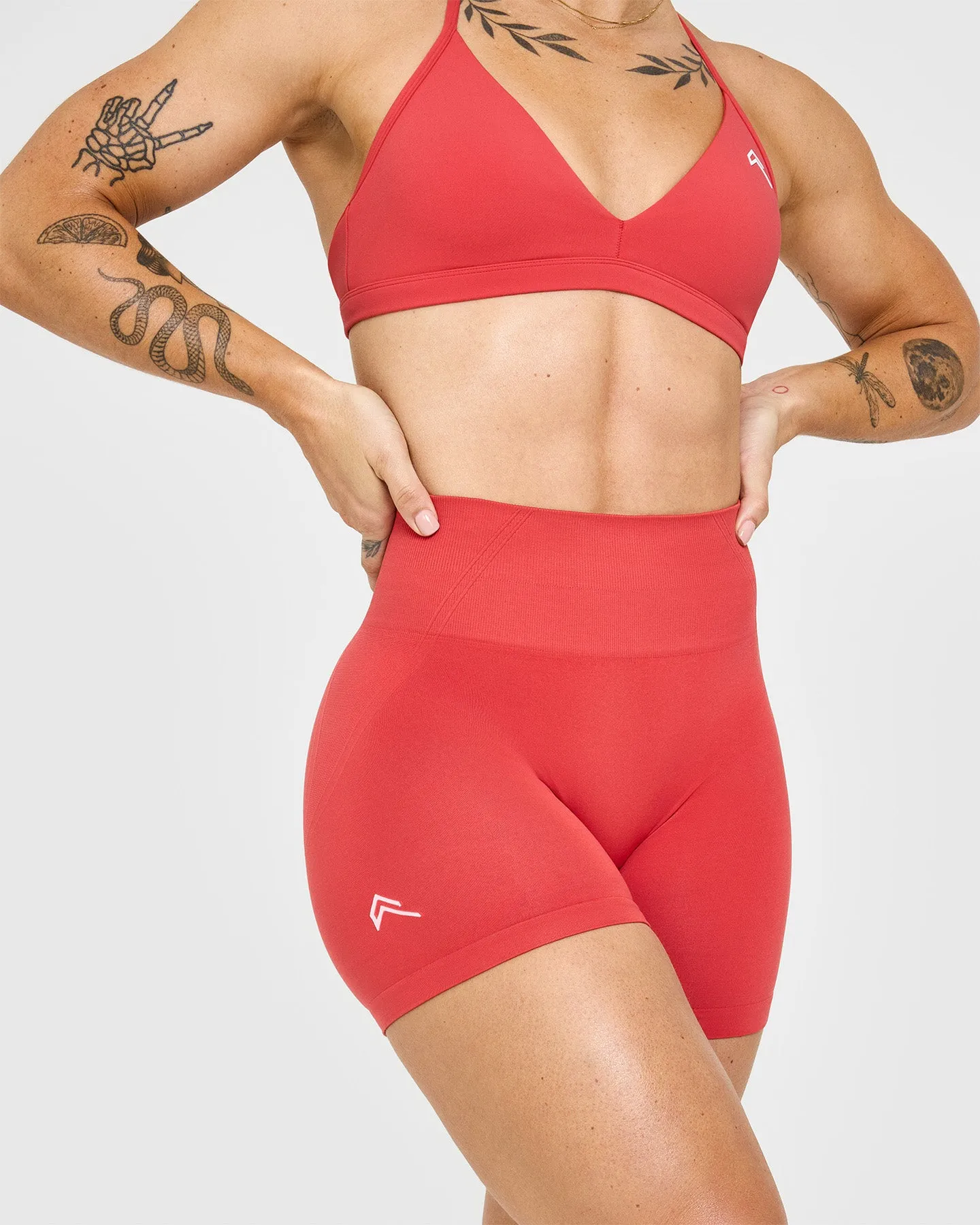 Effortless Seamless Shorts | Sweet Red