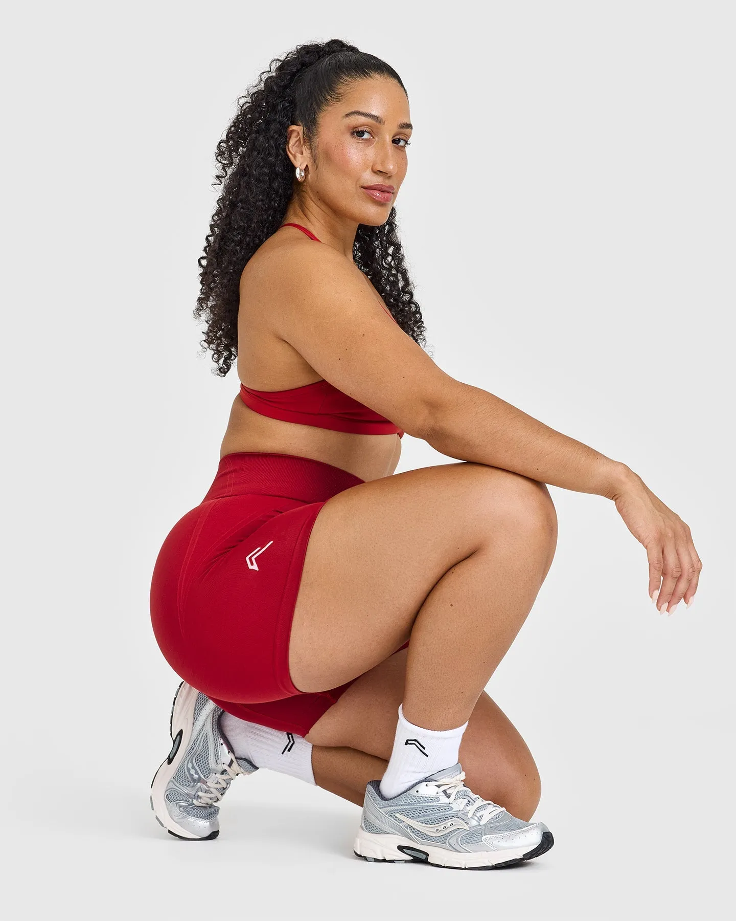Effortless Seamless Shorts | Toasted Red