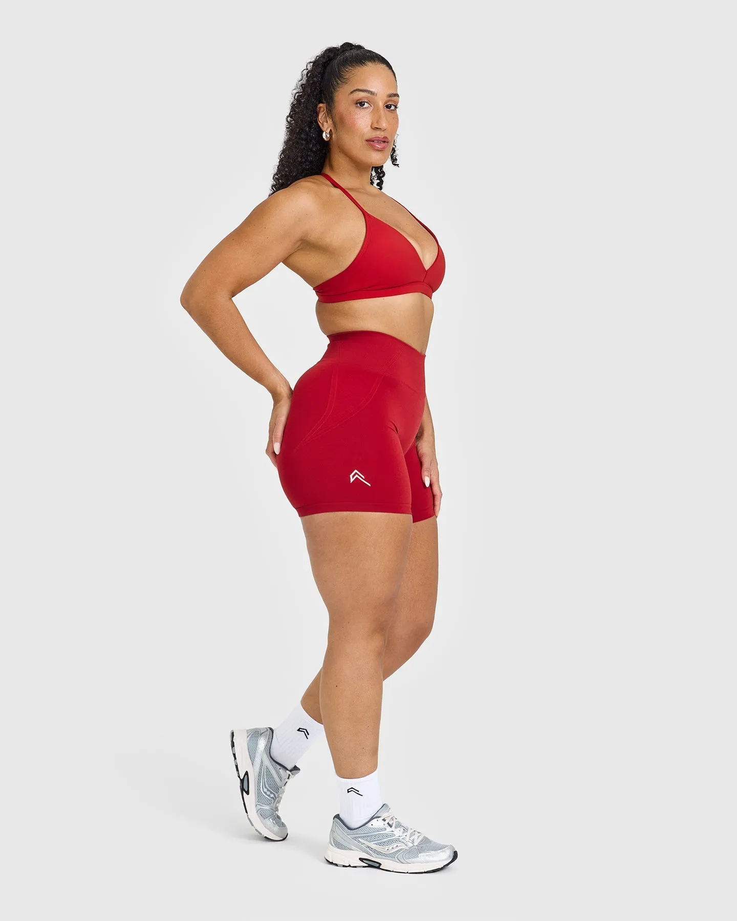 Effortless Seamless Shorts | Toasted Red