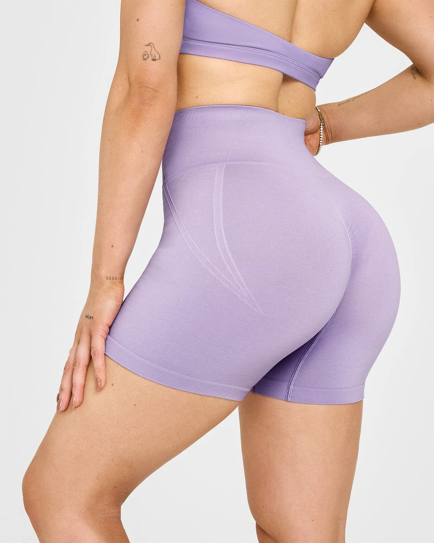 Effortless Seamless Shorts | Wisteria Purple