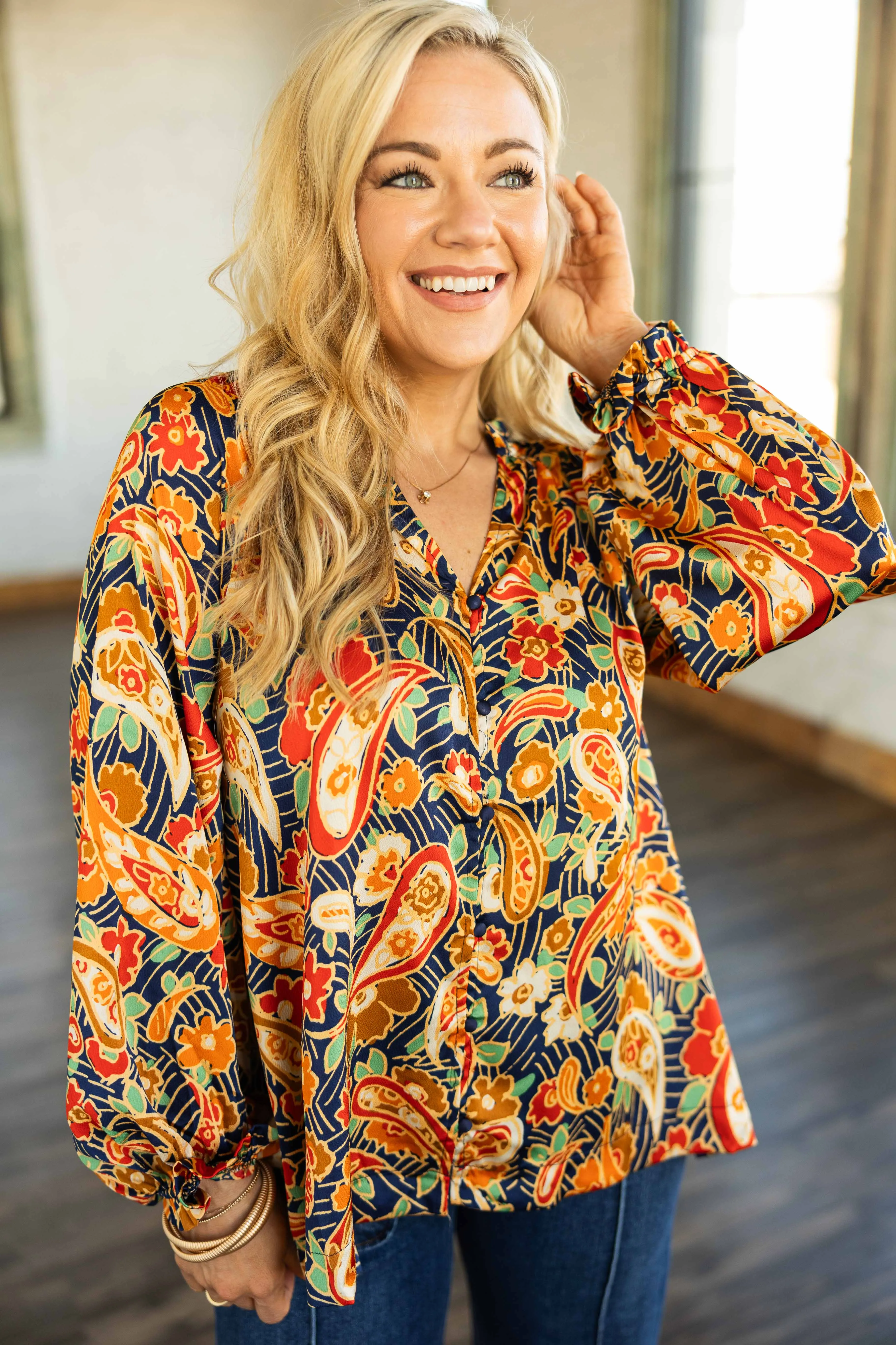 ELLIANNA FLORAL TOP