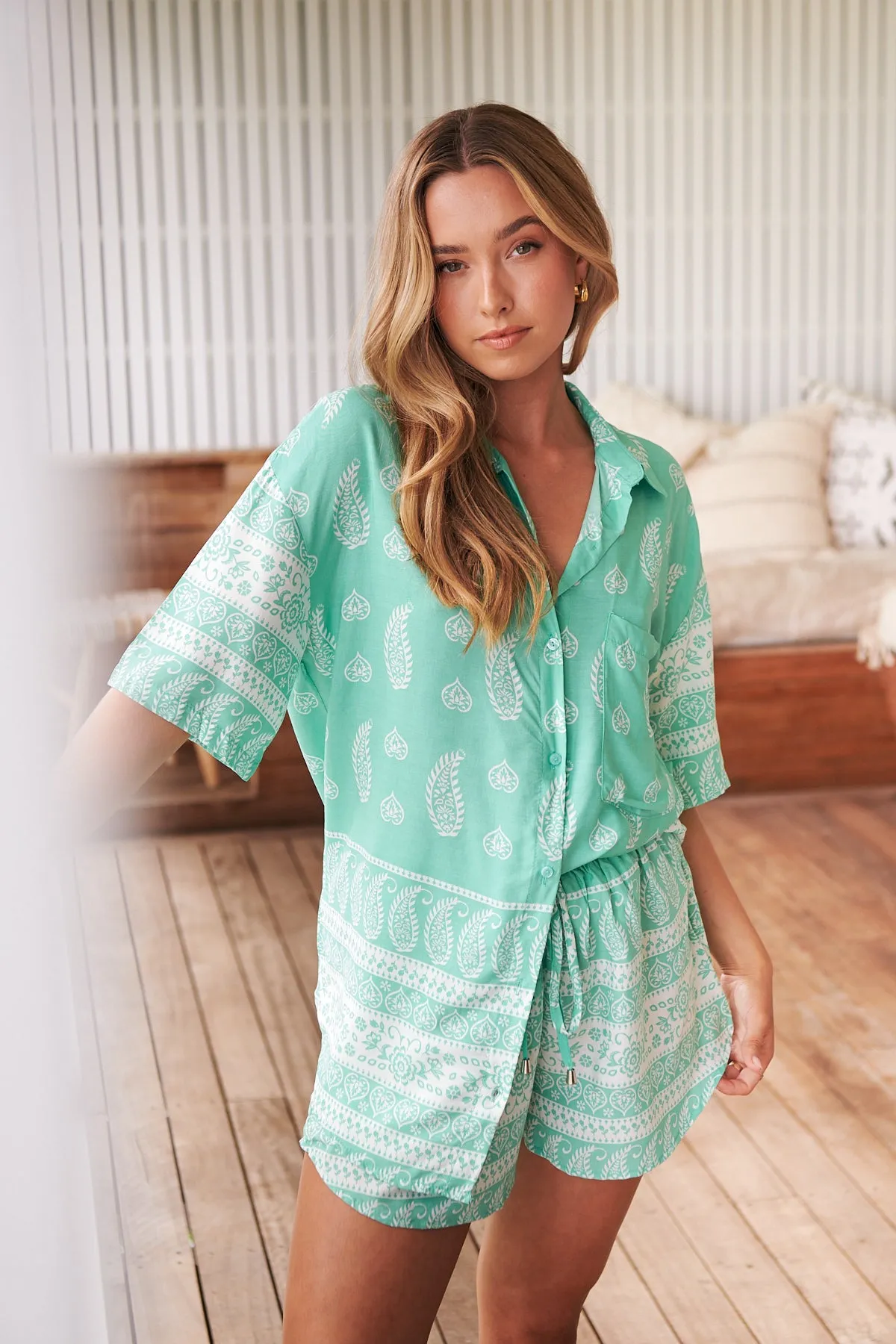 Elliot Blouse - Peppermint