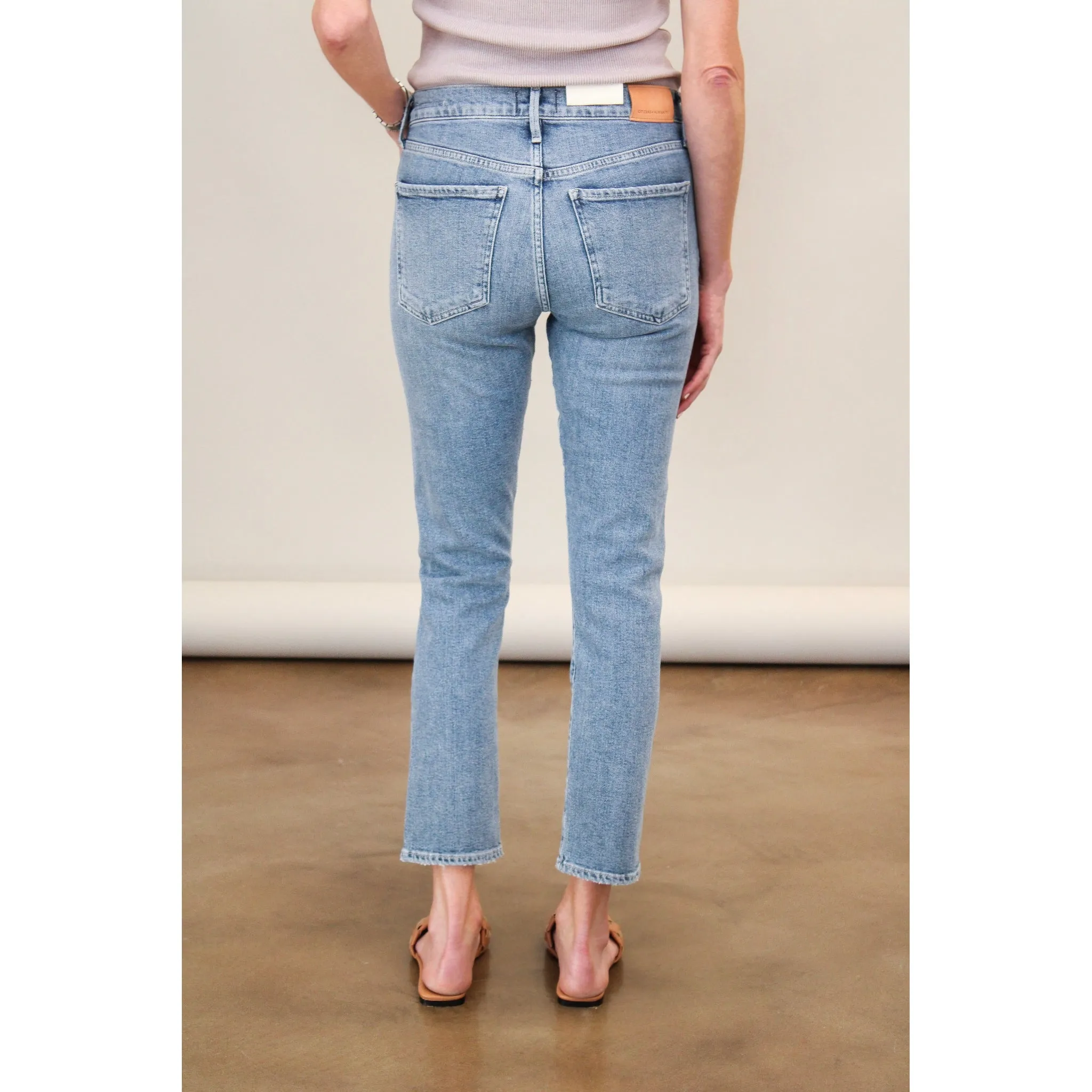 Elsa Mid Rise Slim Fit Jeans
