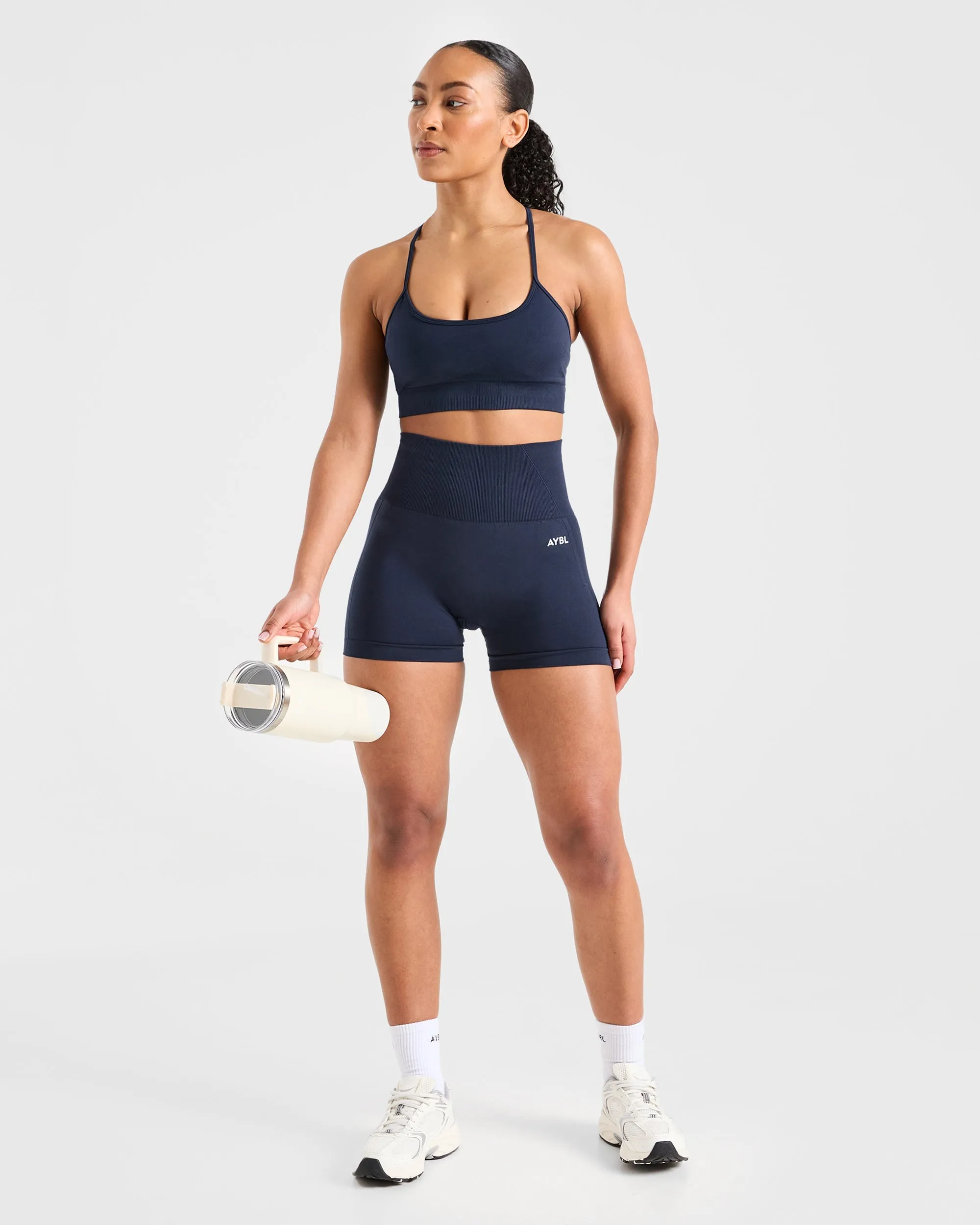 Empower Seamless Shorts - Navy