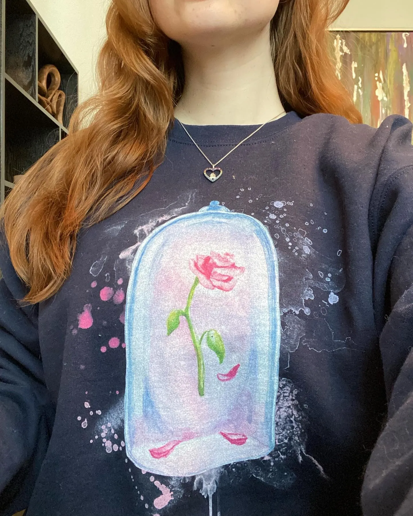 Enchanted Rose Sweatshirt*
