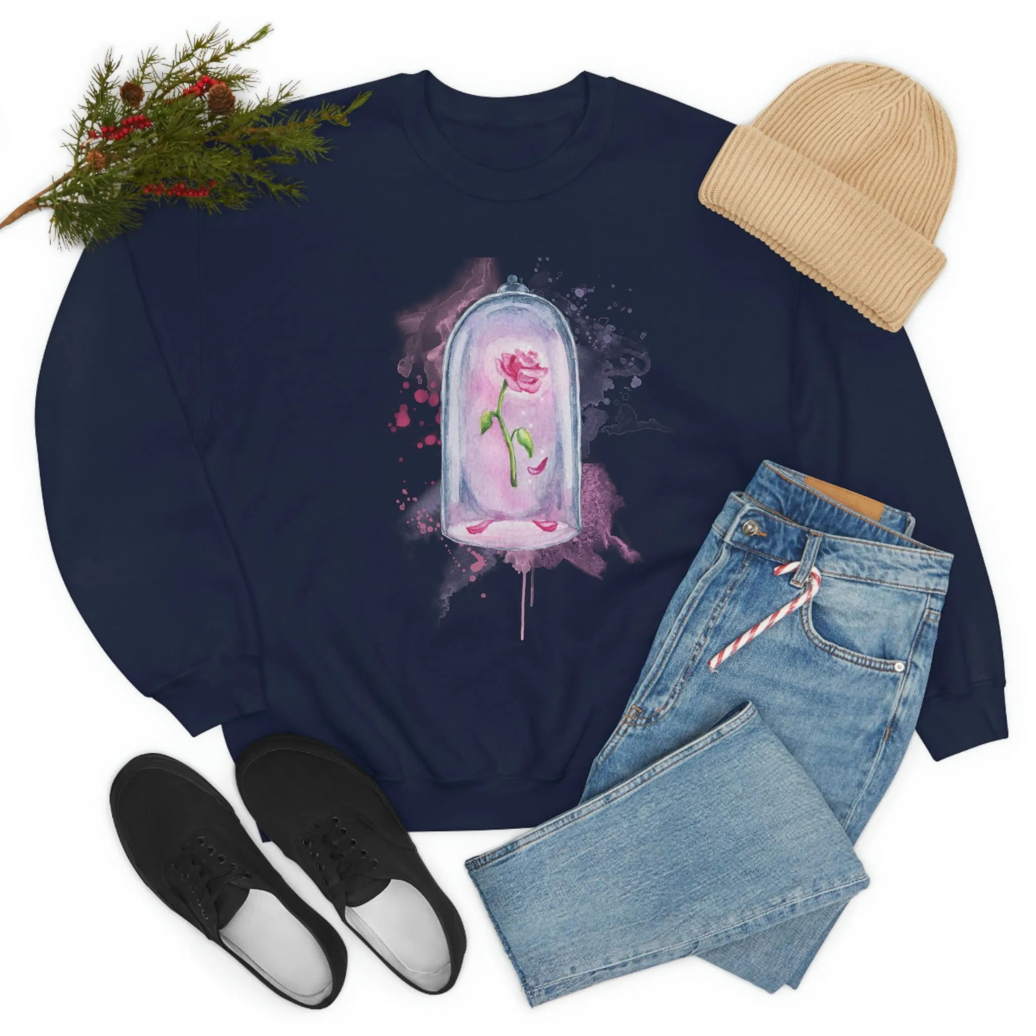 Enchanted Rose Sweatshirt*