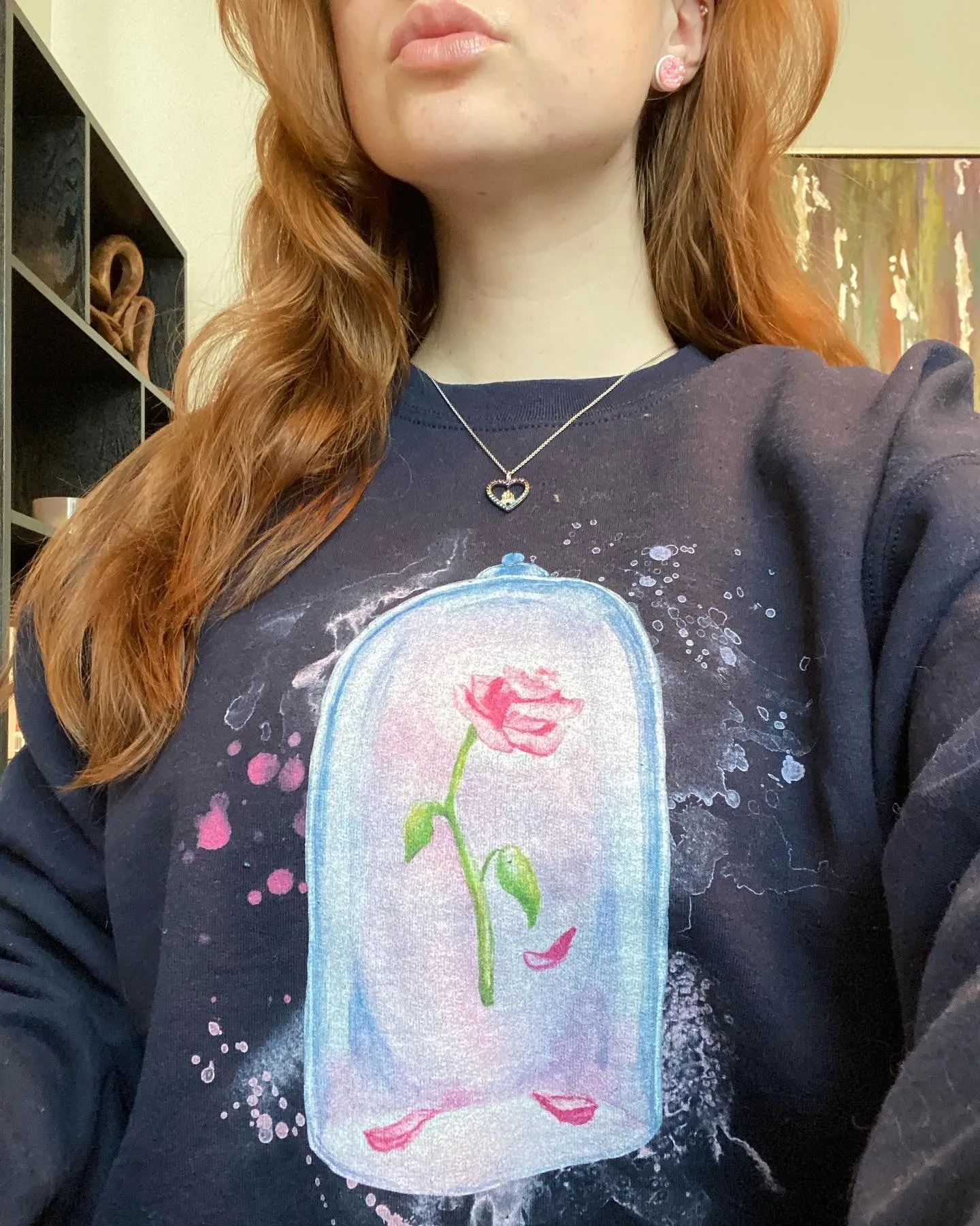 Enchanted Rose Sweatshirt*