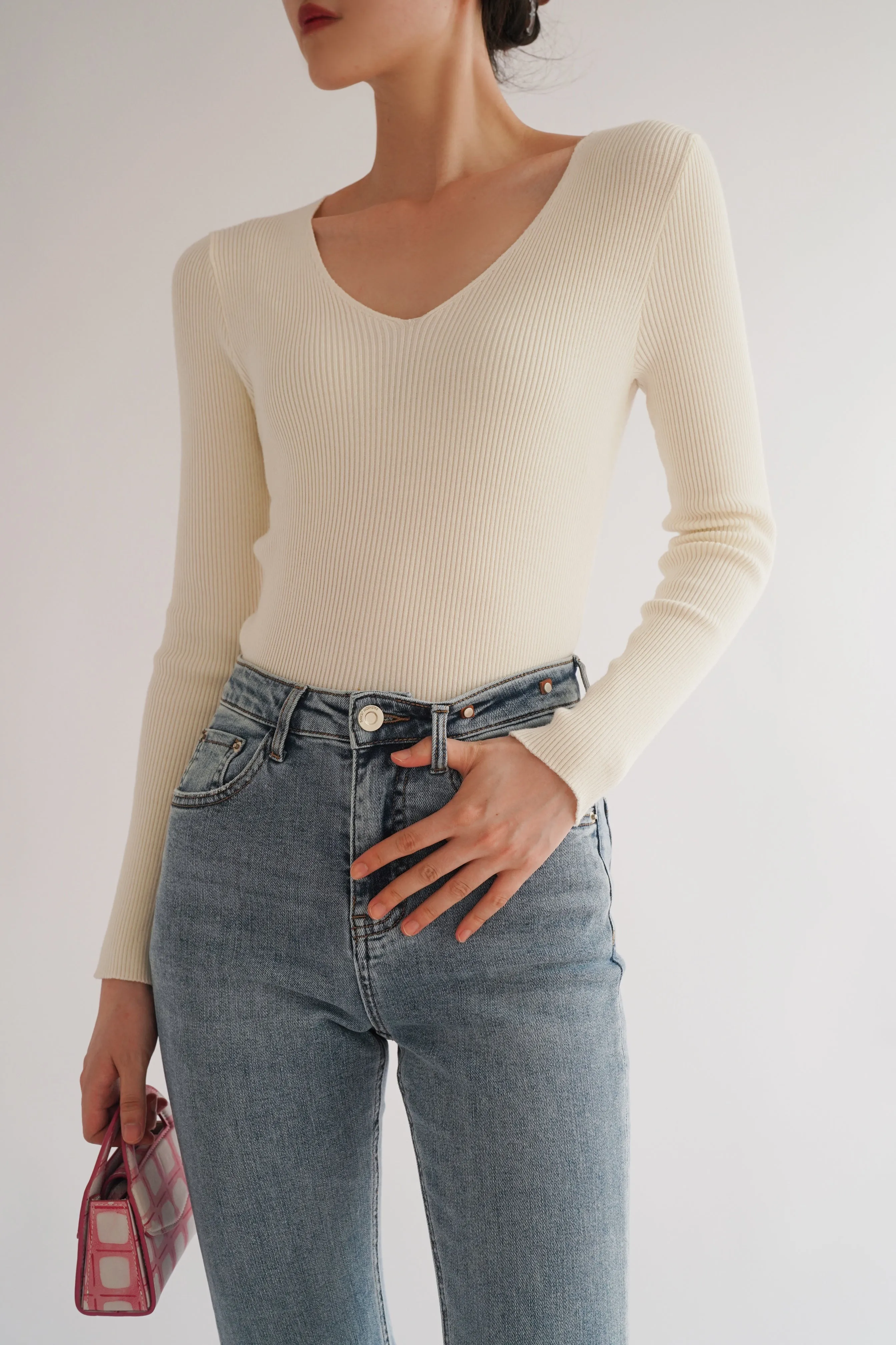 Enya Ribbed Knit Top
