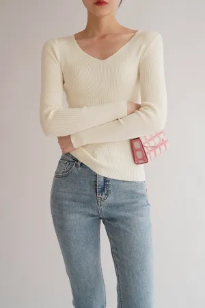 Enya Ribbed Knit Top
