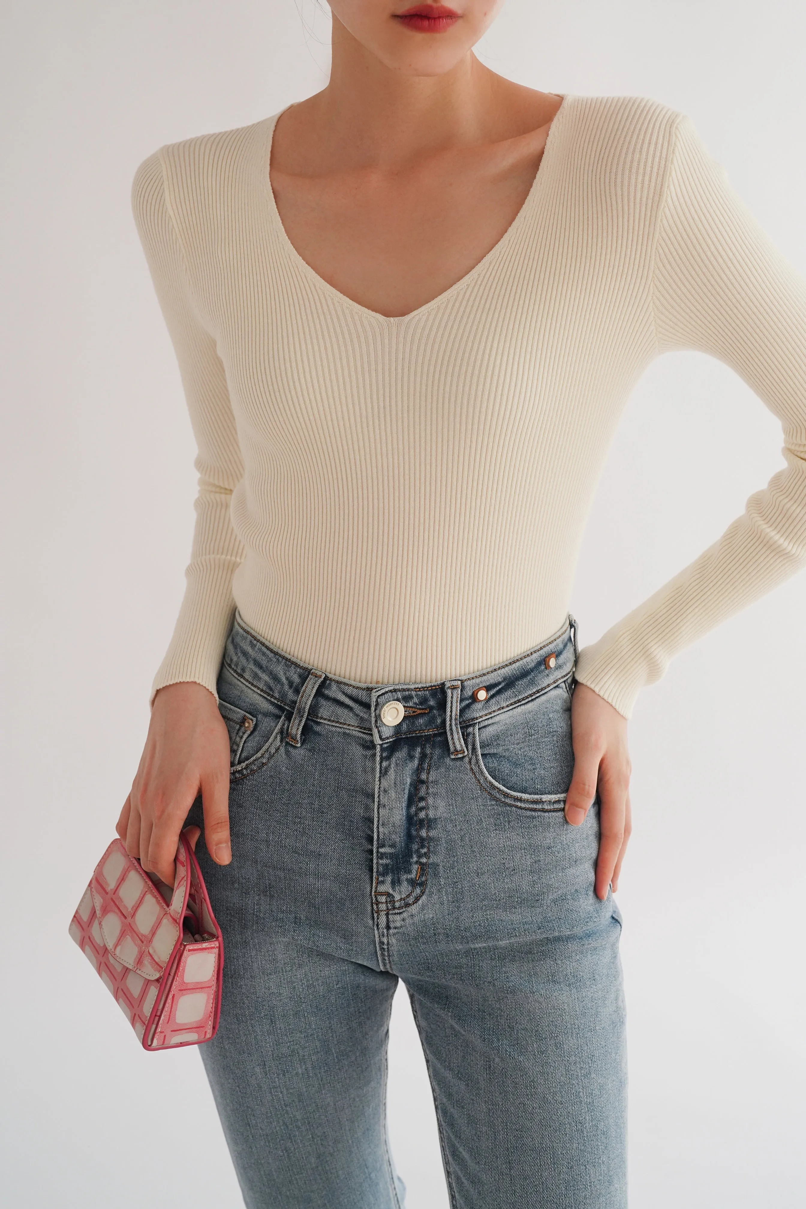 Enya Ribbed Knit Top
