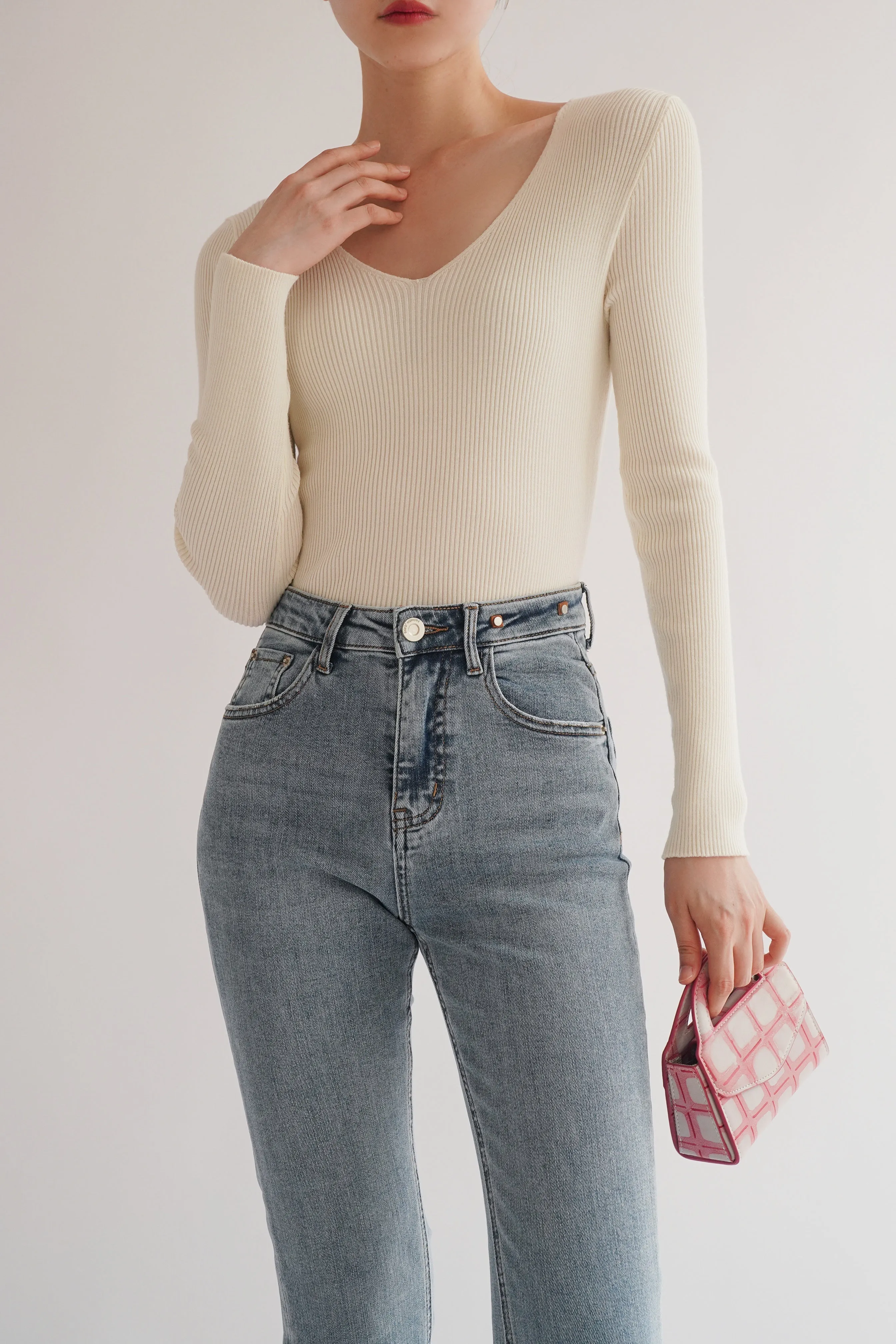 Enya Ribbed Knit Top