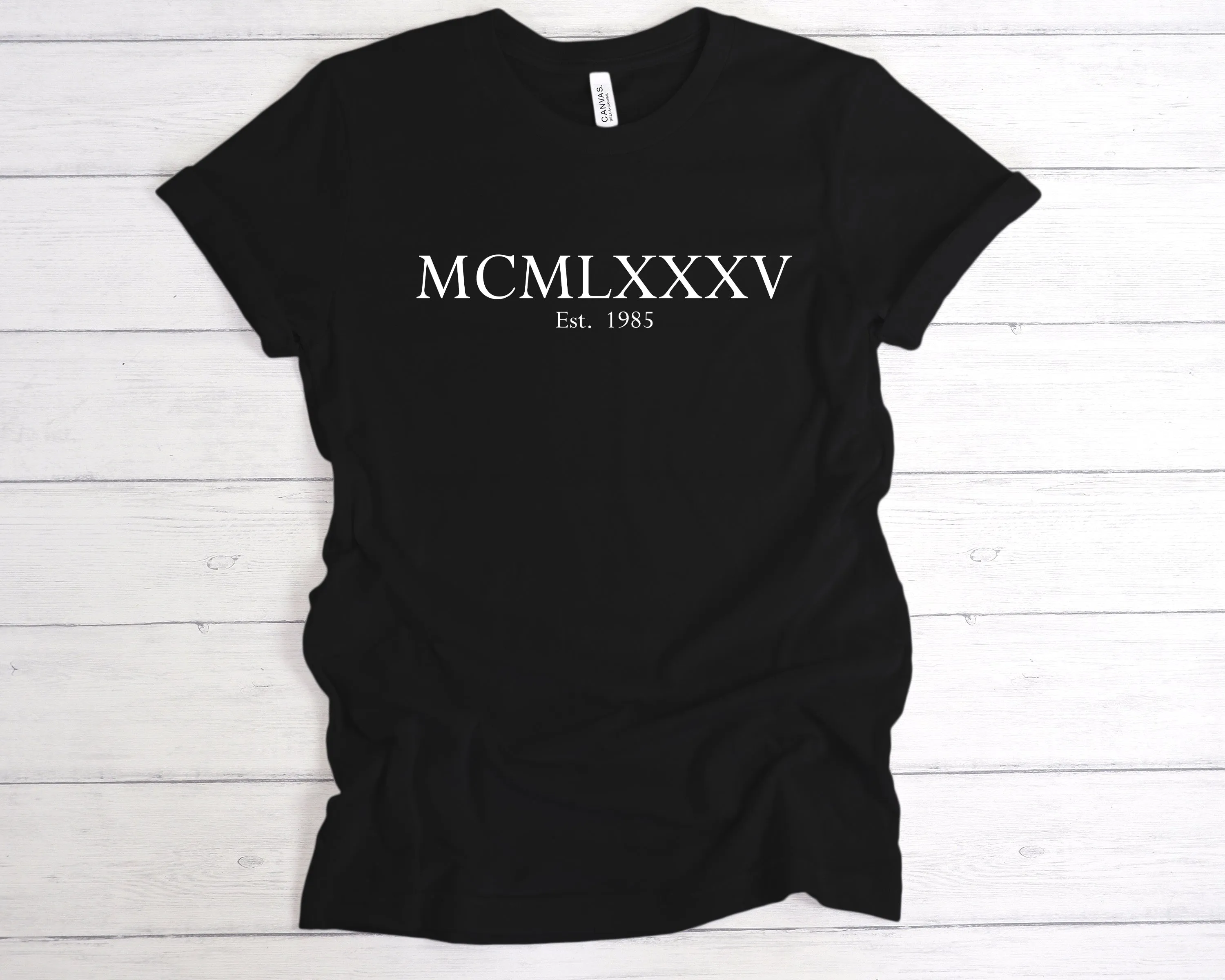Est 1985 Roman Numerals Birthday T-Shirt