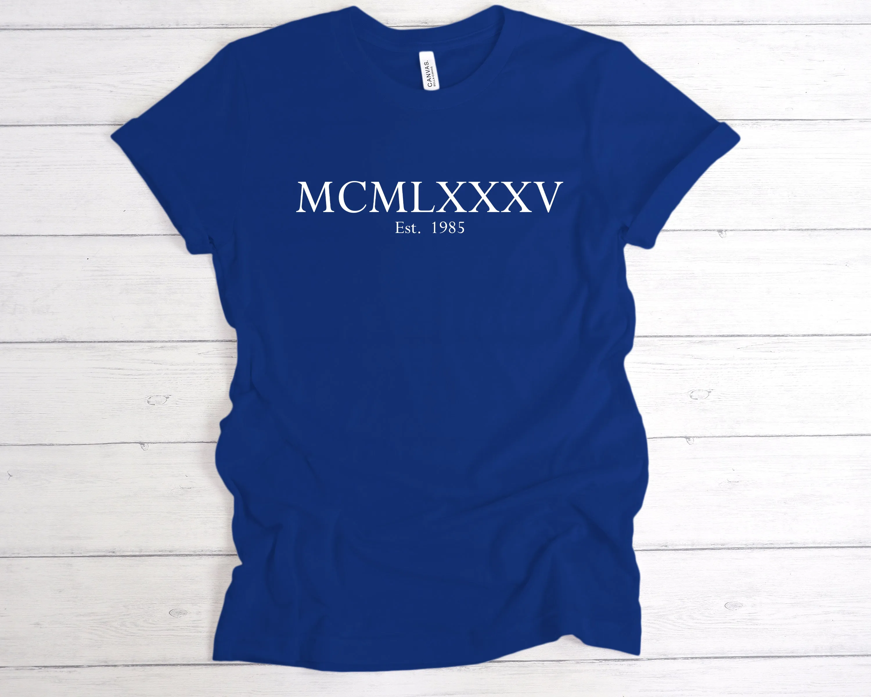 Est 1985 Roman Numerals Birthday T-Shirt