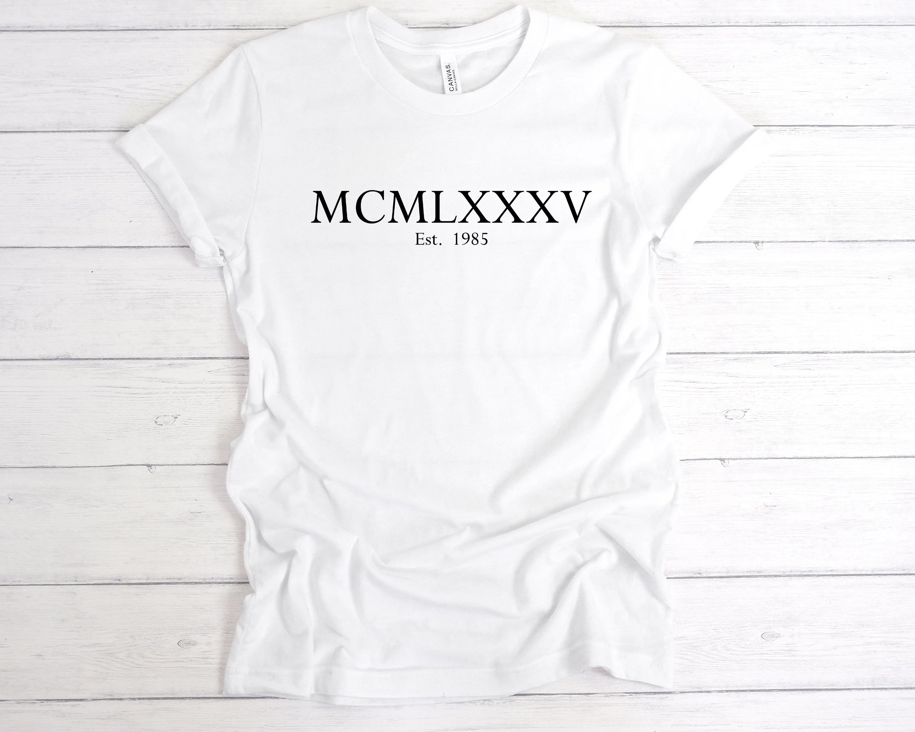 Est 1985 Roman Numerals Birthday T-Shirt