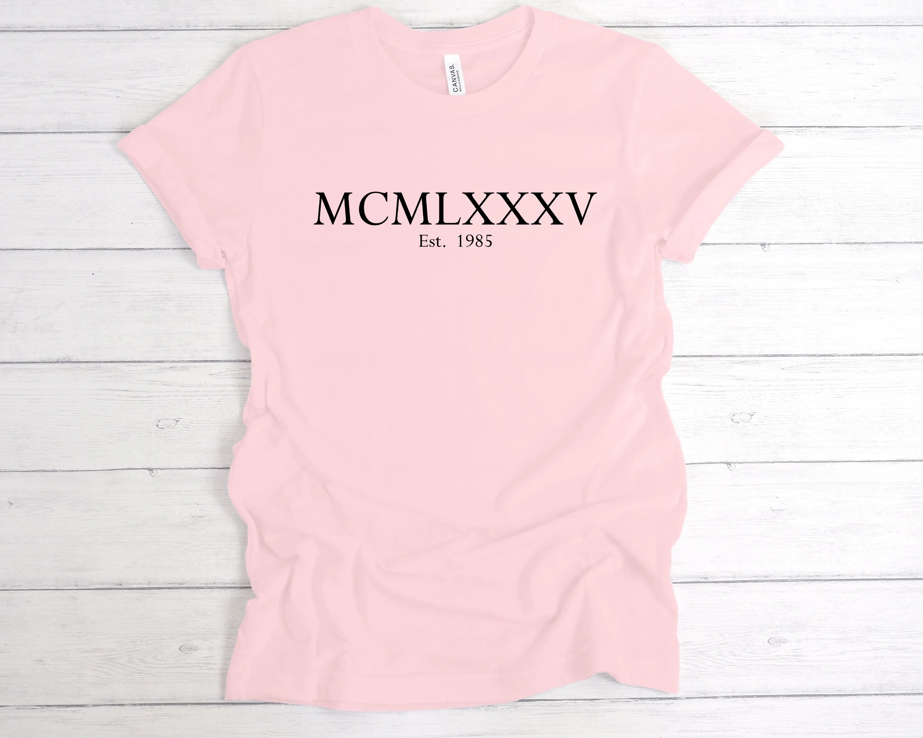 Est 1985 Roman Numerals Birthday T-Shirt