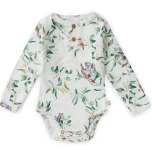 Eucalypt Long  Sleeve Organic Bodysuit