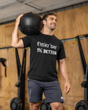 Every Day 1% Better Printed Men's T-shirt