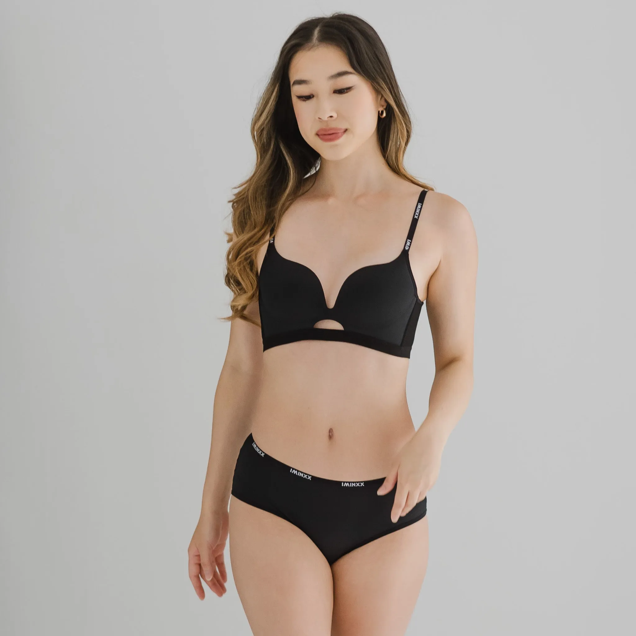 Everyday Hustle V2.0! Soft-Mesh Wireless T-shirt Bra in Black