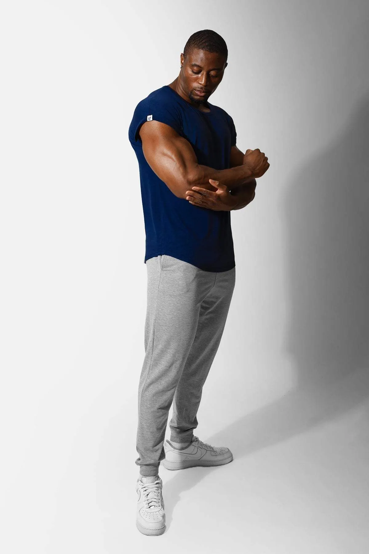 Evolve Cap Sleeve Muscle T-Shirt 2.0 - Navy