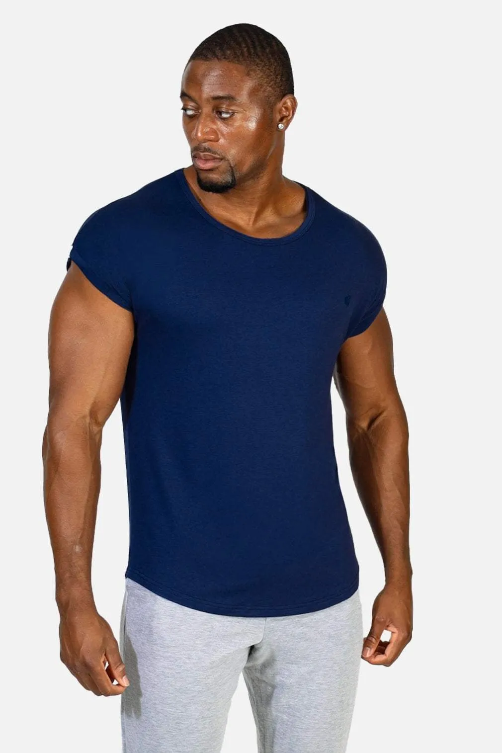 Evolve Cap Sleeve Muscle T-Shirt 2.0 - Navy