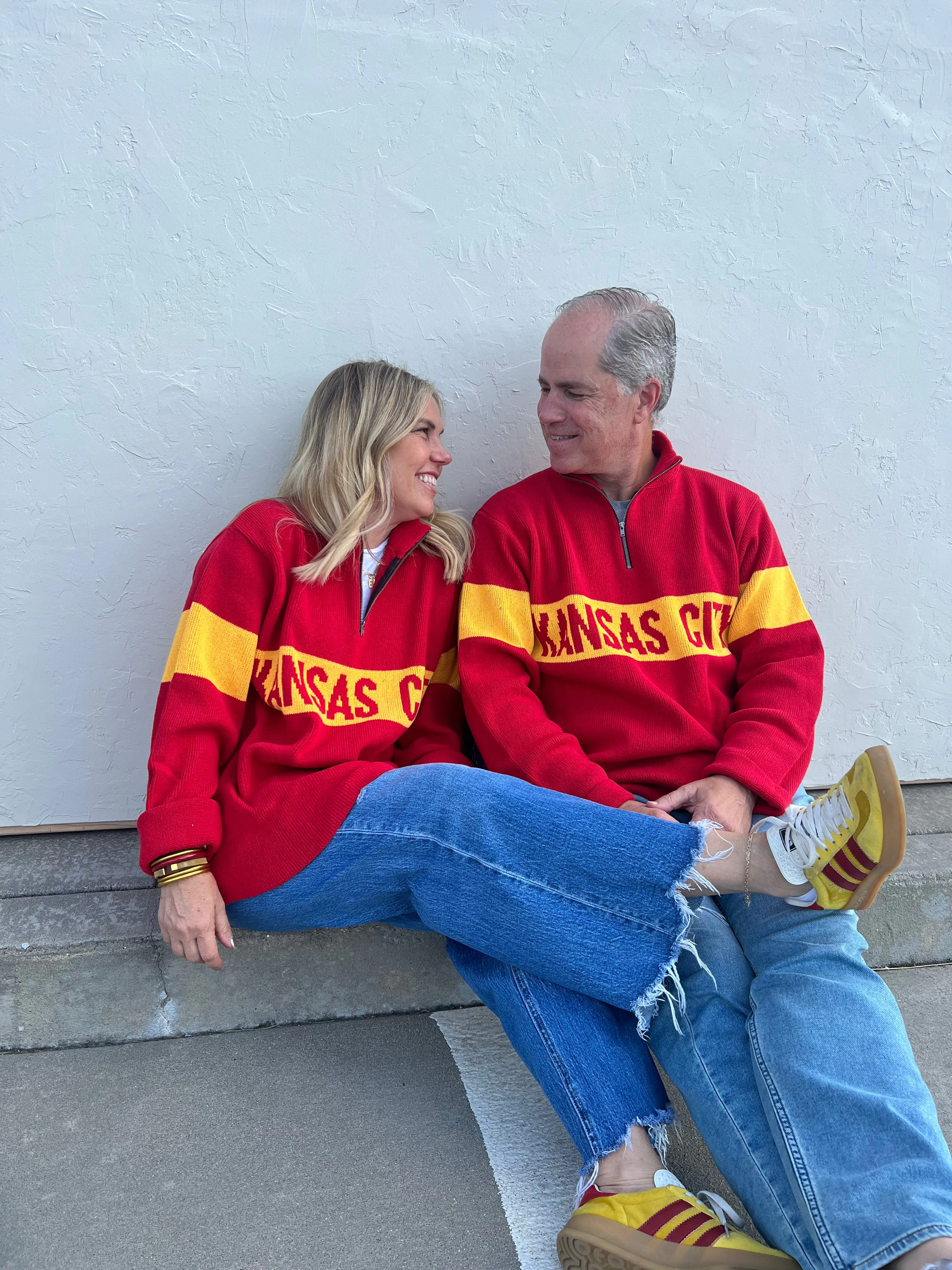 Exclusive Kansas City Quarter Zip Sweater-Unisex