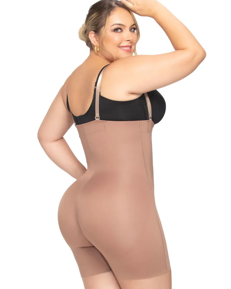 Fajas Uplady Seamless Open Bust Strapless Shapewear Bodysuit Shorts Fajas Stage 1